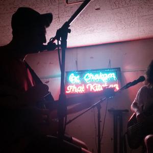 Mike Sherk with Band